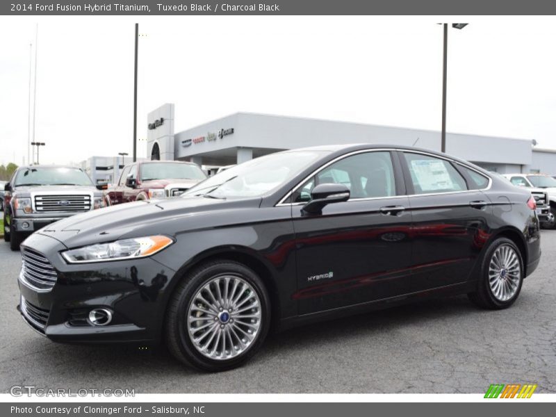 Tuxedo Black / Charcoal Black 2014 Ford Fusion Hybrid Titanium