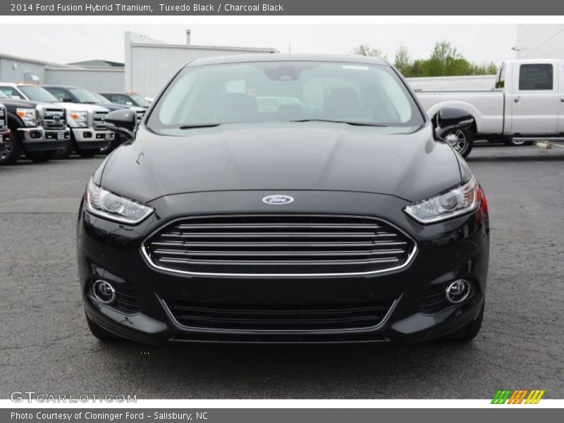 Tuxedo Black / Charcoal Black 2014 Ford Fusion Hybrid Titanium