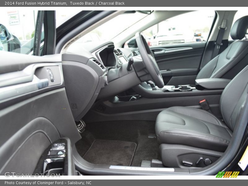 Tuxedo Black / Charcoal Black 2014 Ford Fusion Hybrid Titanium