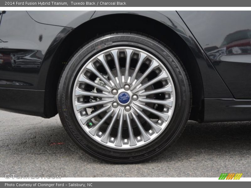 Tuxedo Black / Charcoal Black 2014 Ford Fusion Hybrid Titanium