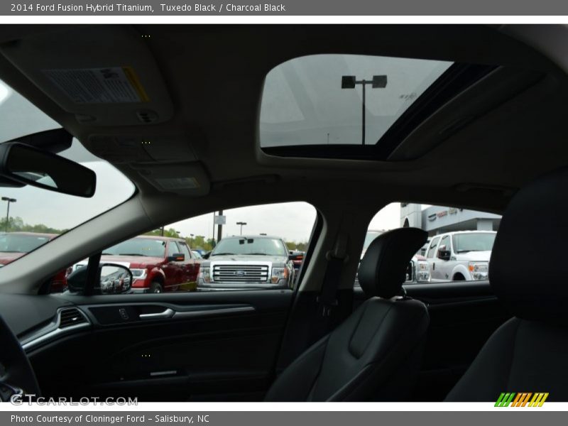 Tuxedo Black / Charcoal Black 2014 Ford Fusion Hybrid Titanium