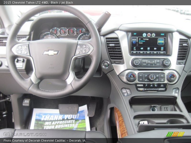 Black / Jet Black 2015 Chevrolet Tahoe LTZ 4WD
