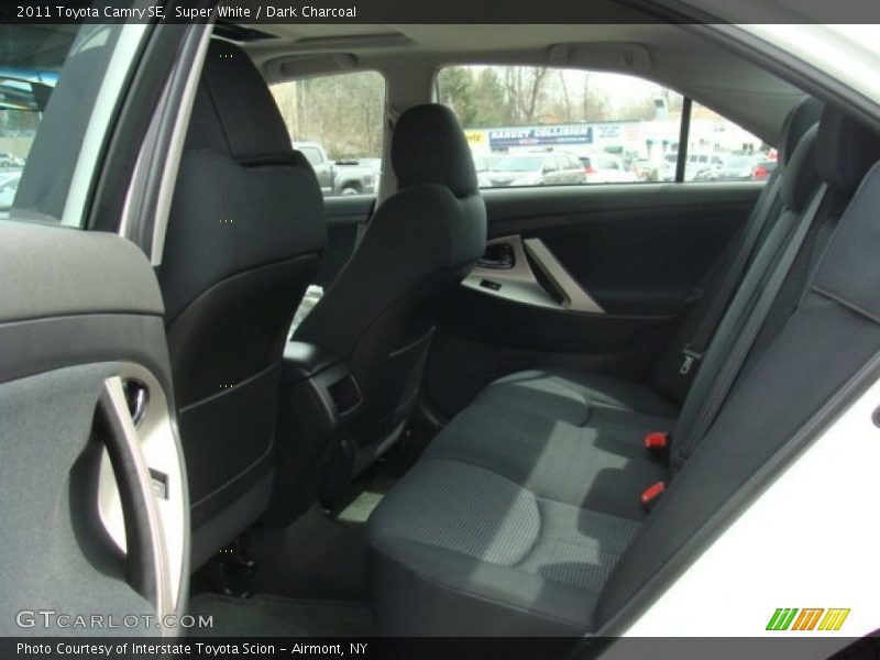 Super White / Dark Charcoal 2011 Toyota Camry SE