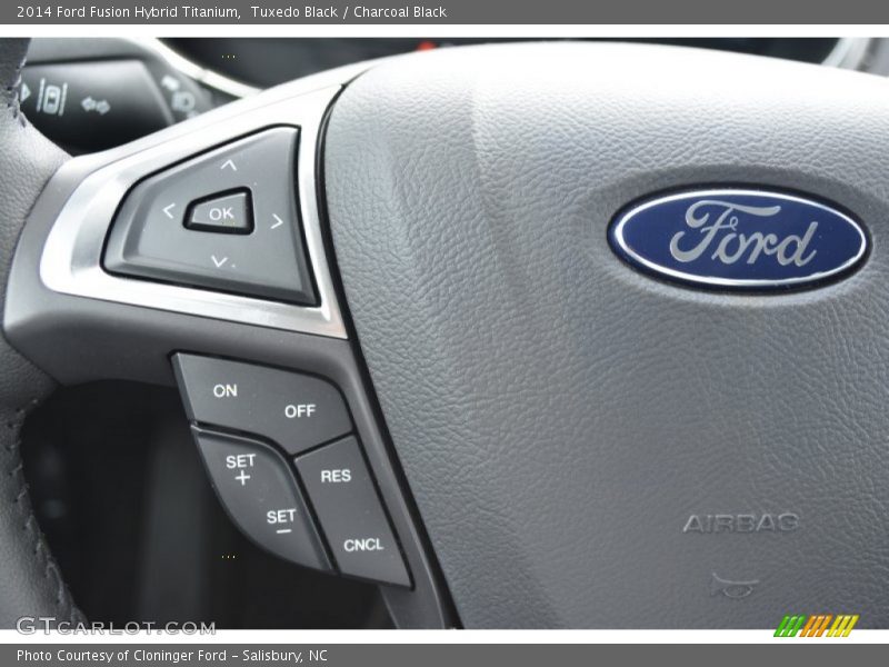 Tuxedo Black / Charcoal Black 2014 Ford Fusion Hybrid Titanium