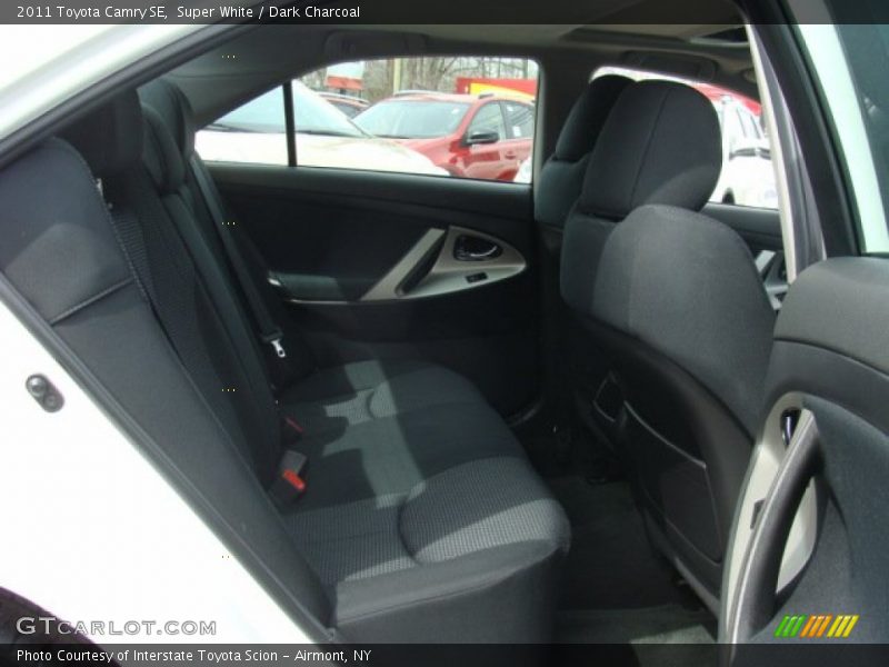 Super White / Dark Charcoal 2011 Toyota Camry SE