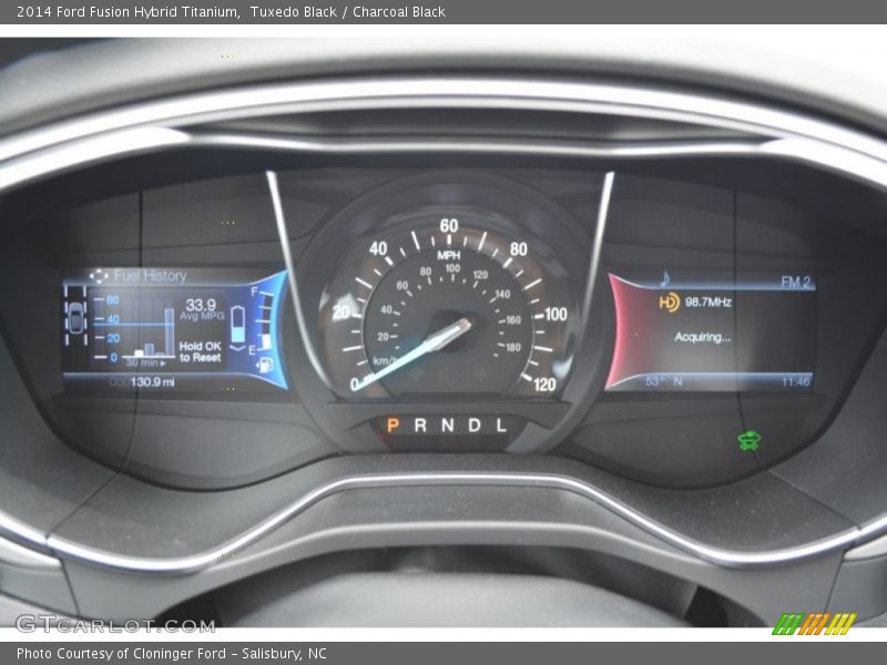 Tuxedo Black / Charcoal Black 2014 Ford Fusion Hybrid Titanium