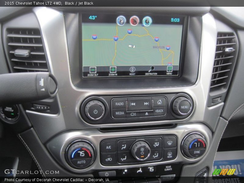 Black / Jet Black 2015 Chevrolet Tahoe LTZ 4WD