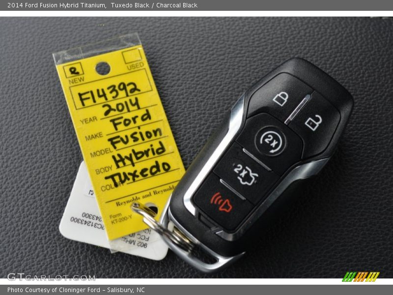 Tuxedo Black / Charcoal Black 2014 Ford Fusion Hybrid Titanium