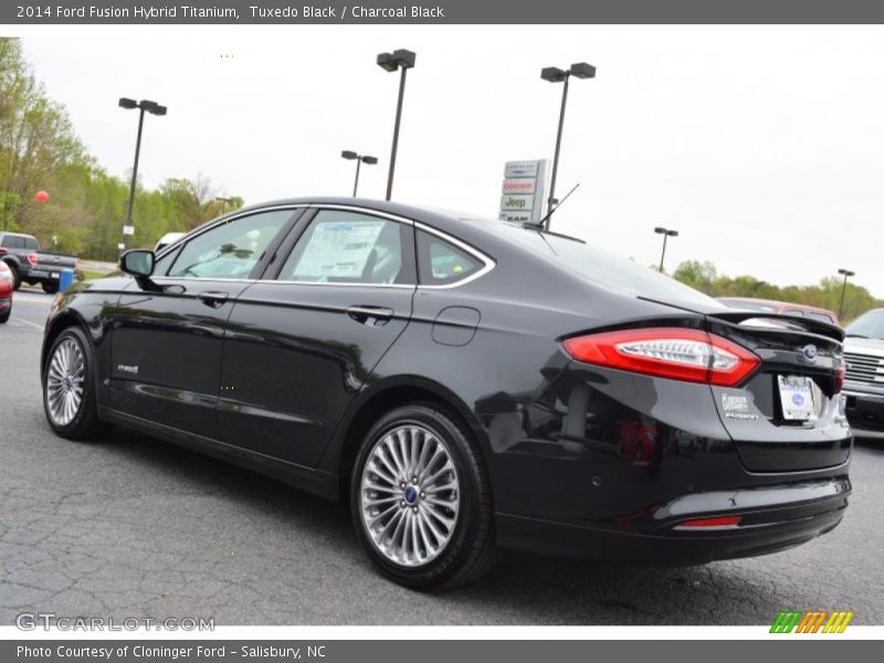 Tuxedo Black / Charcoal Black 2014 Ford Fusion Hybrid Titanium