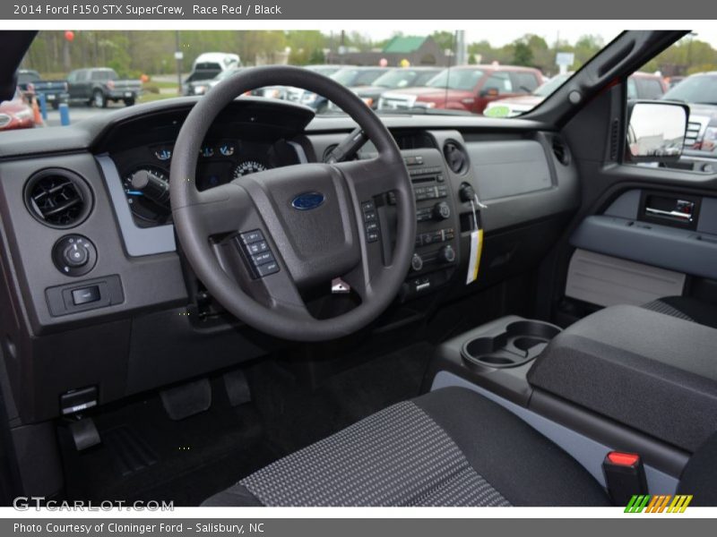 Race Red / Black 2014 Ford F150 STX SuperCrew