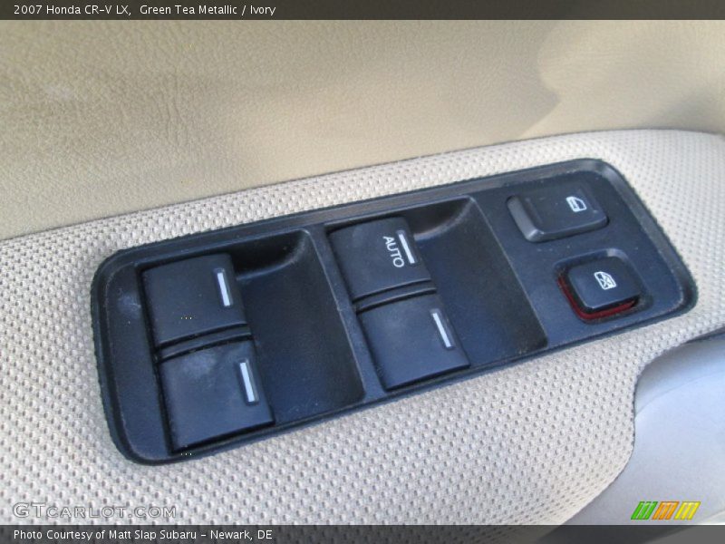 Green Tea Metallic / Ivory 2007 Honda CR-V LX