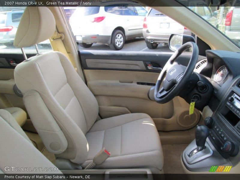 Green Tea Metallic / Ivory 2007 Honda CR-V LX