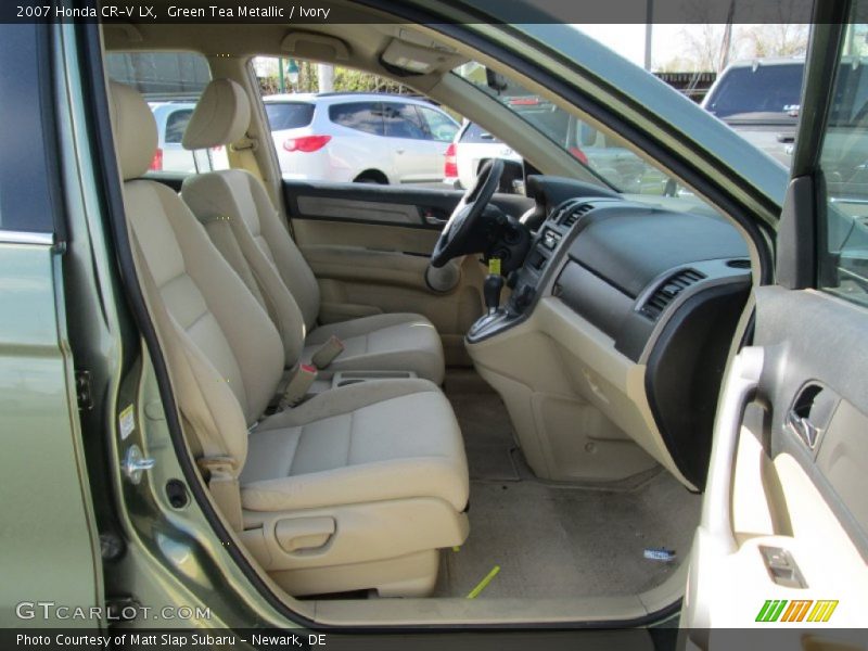 Green Tea Metallic / Ivory 2007 Honda CR-V LX