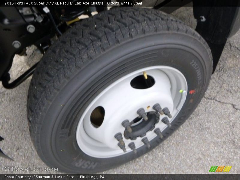 Oxford White / Steel 2015 Ford F450 Super Duty XL Regular Cab 4x4 Chassis