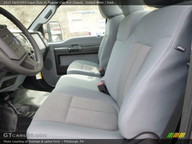 Oxford White / Steel 2015 Ford F450 Super Duty XL Regular Cab 4x4 Chassis