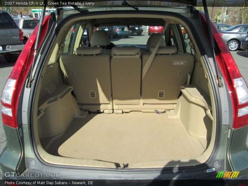Green Tea Metallic / Ivory 2007 Honda CR-V LX