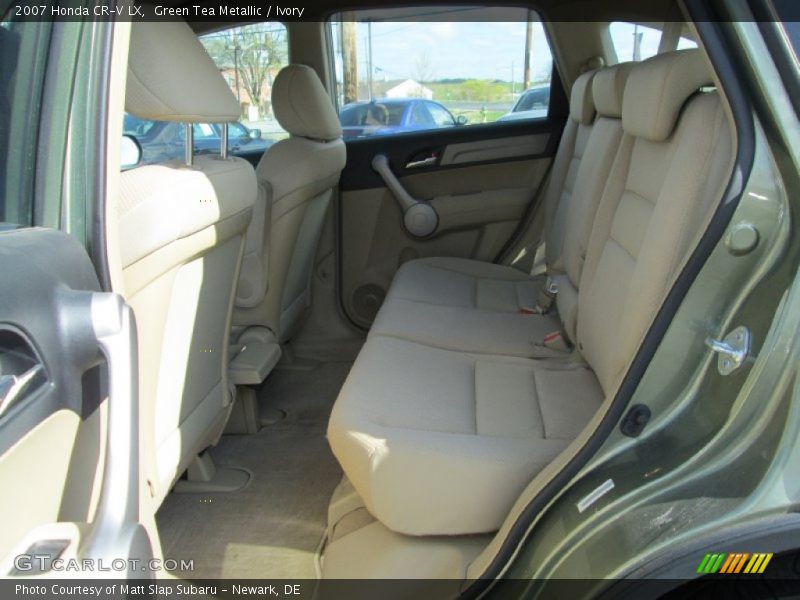 Green Tea Metallic / Ivory 2007 Honda CR-V LX