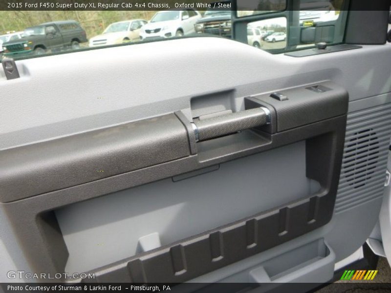 Oxford White / Steel 2015 Ford F450 Super Duty XL Regular Cab 4x4 Chassis
