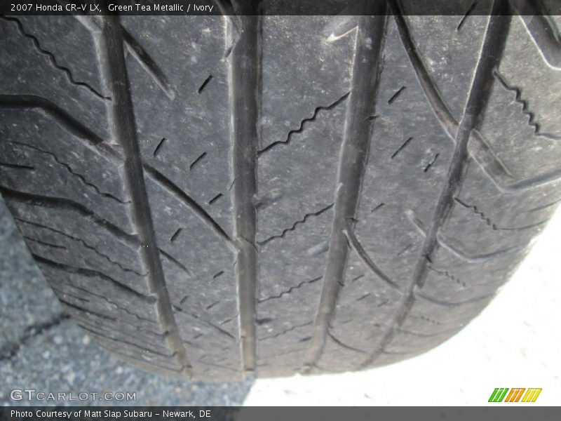 Green Tea Metallic / Ivory 2007 Honda CR-V LX