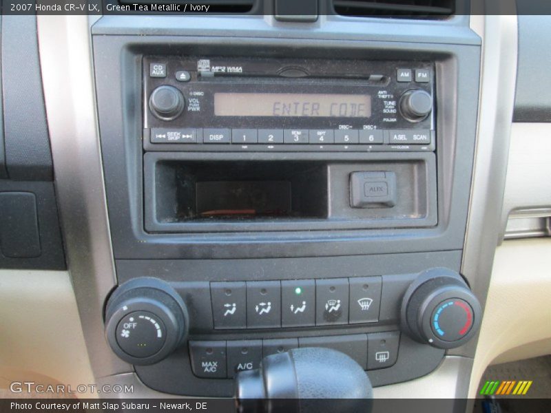Green Tea Metallic / Ivory 2007 Honda CR-V LX