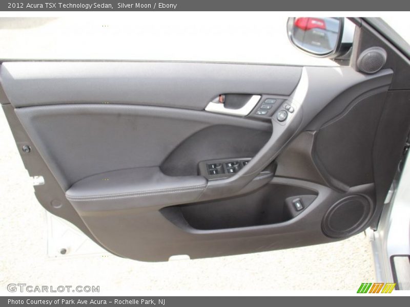 Silver Moon / Ebony 2012 Acura TSX Technology Sedan