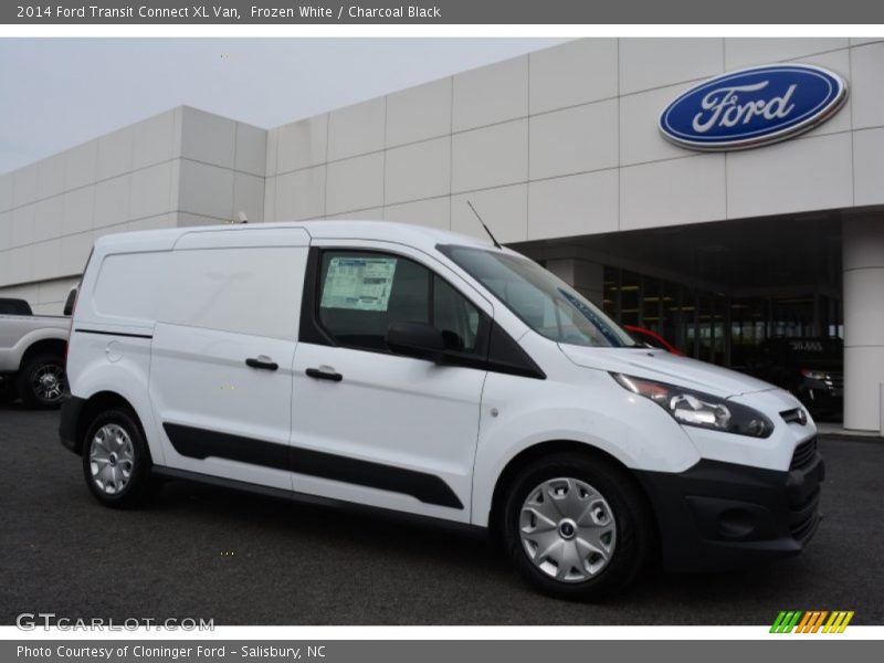  2014 Transit Connect XL Van Frozen White