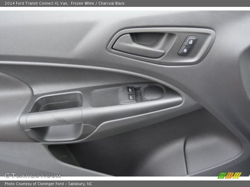 Frozen White / Charcoal Black 2014 Ford Transit Connect XL Van