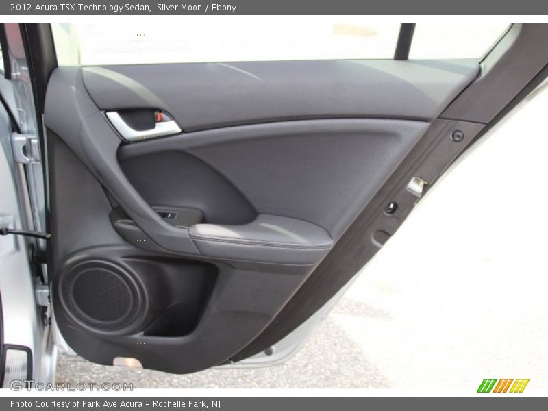 Silver Moon / Ebony 2012 Acura TSX Technology Sedan