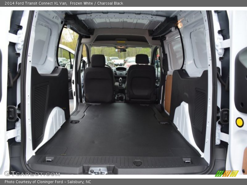 Frozen White / Charcoal Black 2014 Ford Transit Connect XL Van