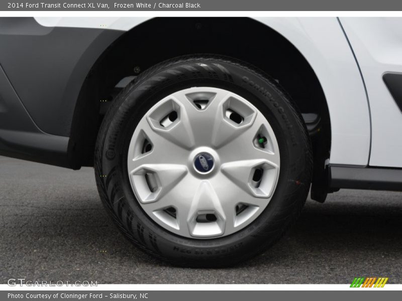 Frozen White / Charcoal Black 2014 Ford Transit Connect XL Van