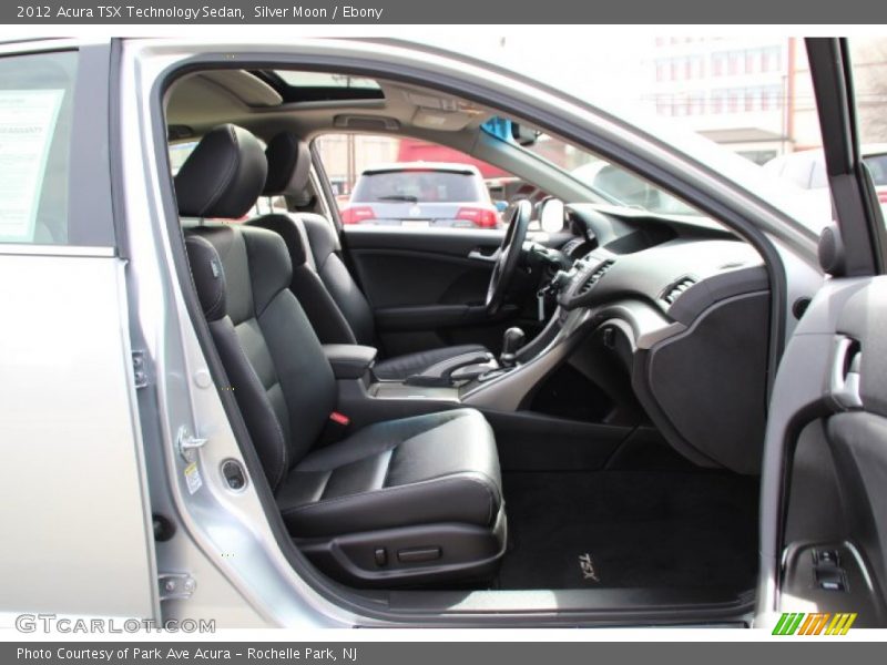 Silver Moon / Ebony 2012 Acura TSX Technology Sedan