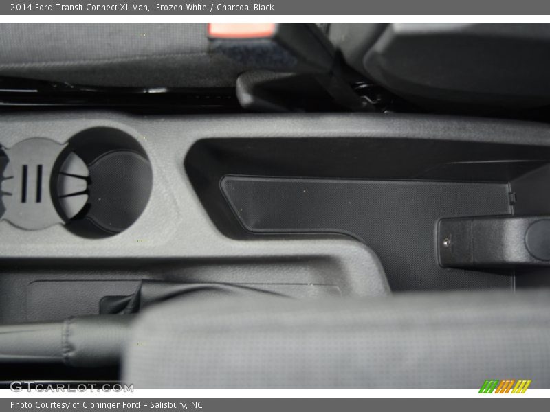 Frozen White / Charcoal Black 2014 Ford Transit Connect XL Van