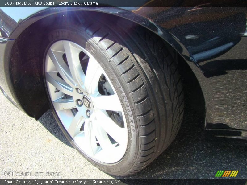 Ebony Black / Caramel 2007 Jaguar XK XK8 Coupe