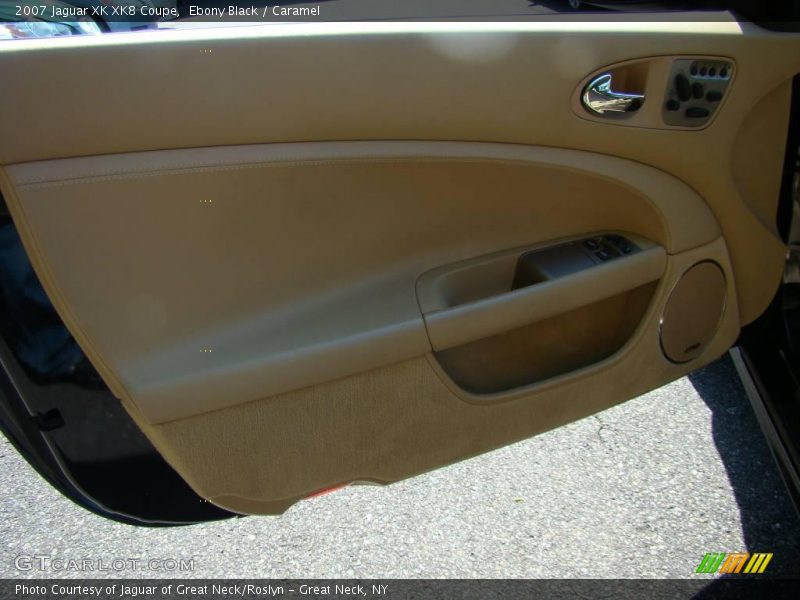 Ebony Black / Caramel 2007 Jaguar XK XK8 Coupe