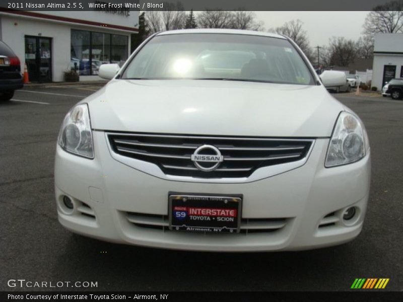 Winter Frost White / Blond 2011 Nissan Altima 2.5 S