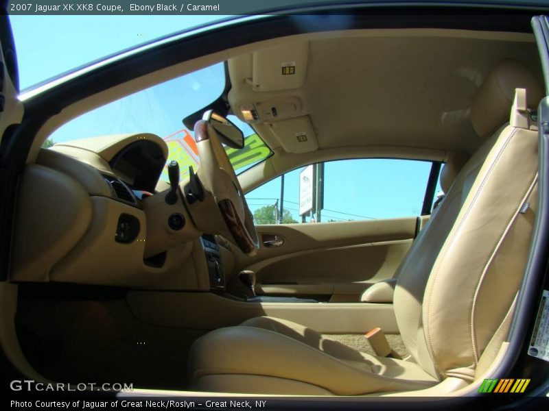 Ebony Black / Caramel 2007 Jaguar XK XK8 Coupe