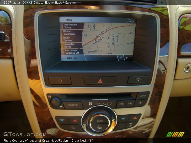 Ebony Black / Caramel 2007 Jaguar XK XK8 Coupe