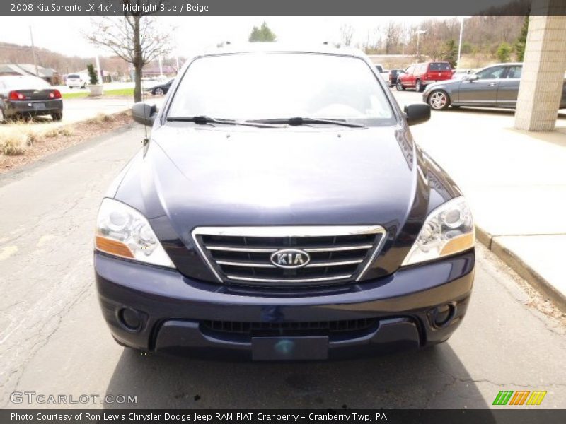 Midnight Blue / Beige 2008 Kia Sorento LX 4x4