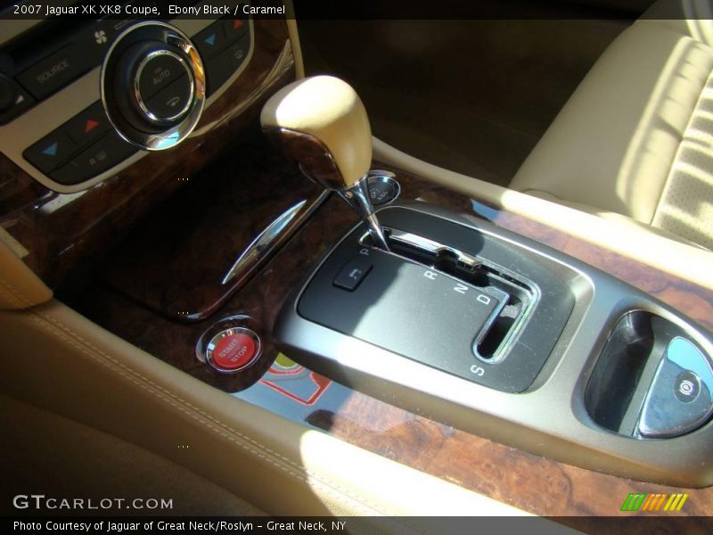 Ebony Black / Caramel 2007 Jaguar XK XK8 Coupe