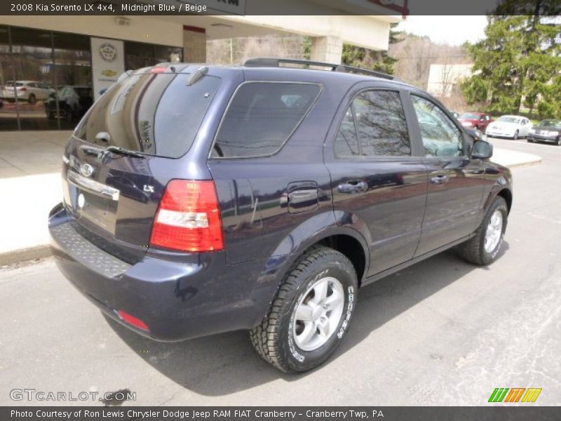Midnight Blue / Beige 2008 Kia Sorento LX 4x4
