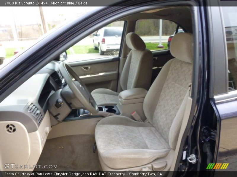 Midnight Blue / Beige 2008 Kia Sorento LX 4x4