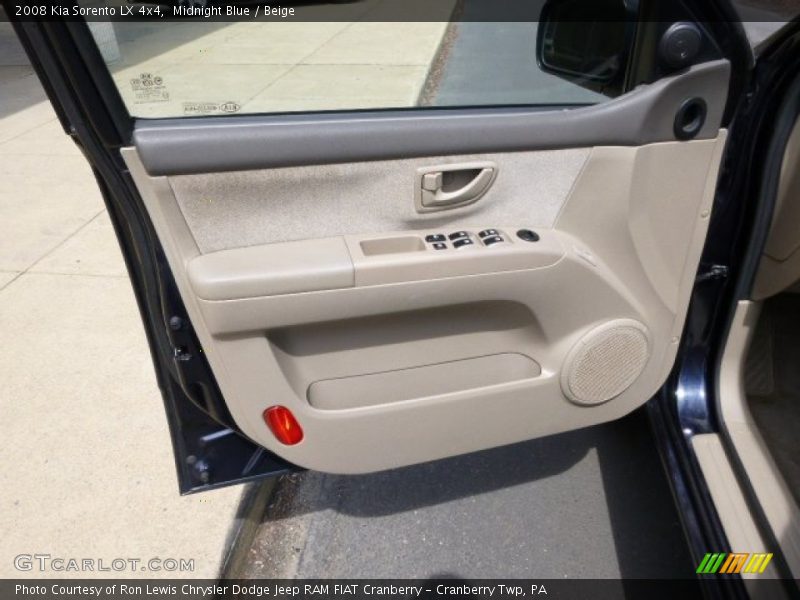 Midnight Blue / Beige 2008 Kia Sorento LX 4x4