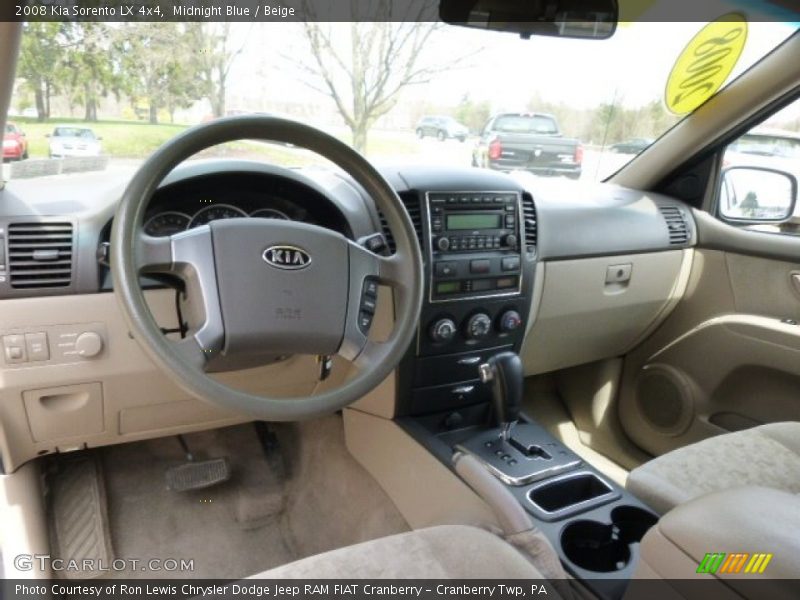 Midnight Blue / Beige 2008 Kia Sorento LX 4x4