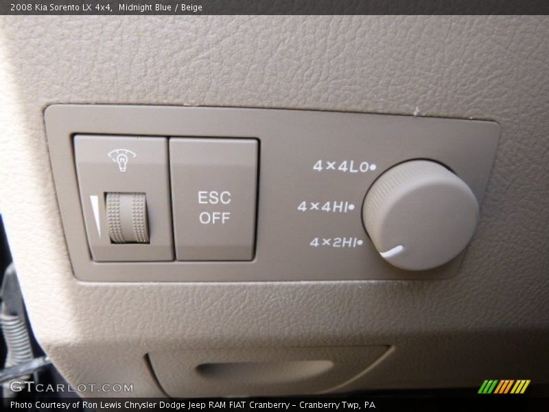 Midnight Blue / Beige 2008 Kia Sorento LX 4x4