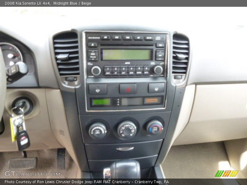 Midnight Blue / Beige 2008 Kia Sorento LX 4x4