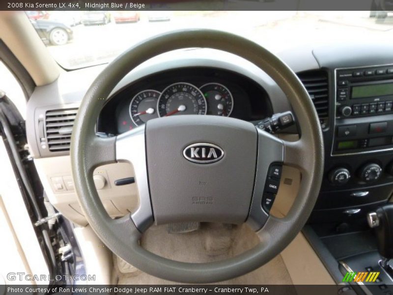 Midnight Blue / Beige 2008 Kia Sorento LX 4x4