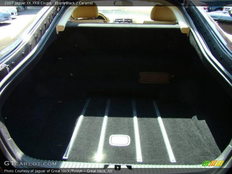 Ebony Black / Caramel 2007 Jaguar XK XK8 Coupe