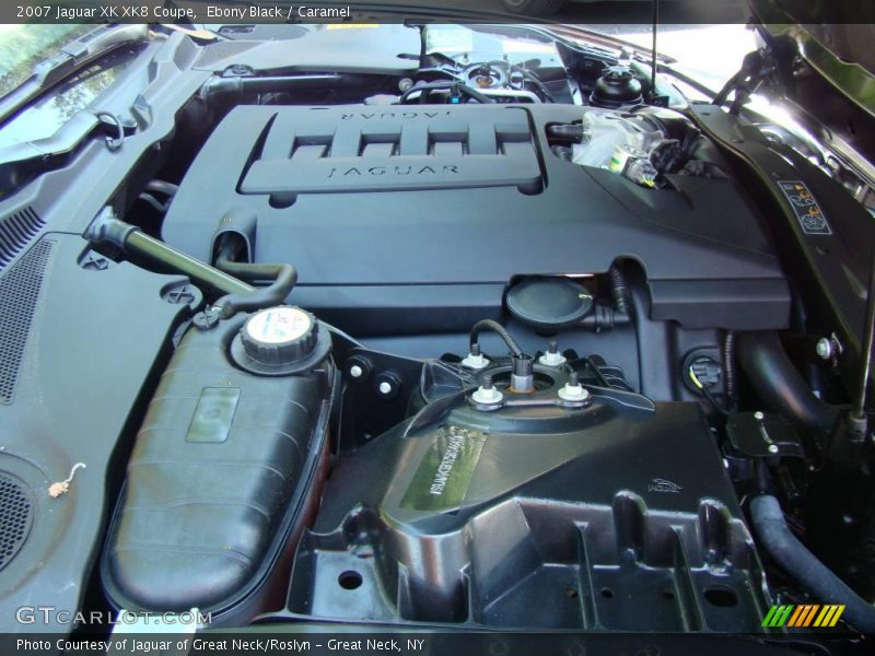 Ebony Black / Caramel 2007 Jaguar XK XK8 Coupe