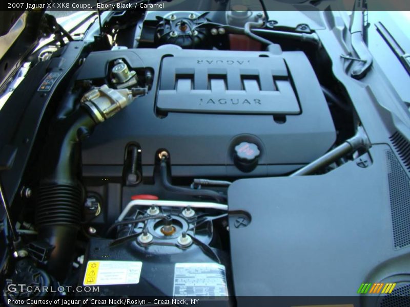 Ebony Black / Caramel 2007 Jaguar XK XK8 Coupe