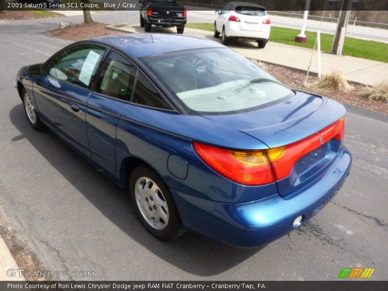 Blue / Gray 2001 Saturn S Series SC1 Coupe